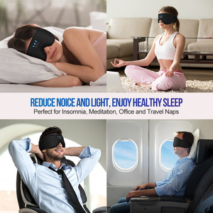 Masque de <span class=keywords><strong>Sommeil</strong></span> Musical 3D en Matériau Respirant Perforé avec Bluetooth 5.4 Sans Fil et Prise en Charge des Appels - Product Image 4