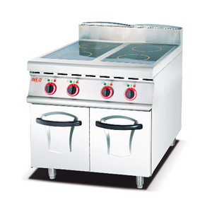 4 plaques de cuisson en céramique électriques avec armoire Équipement de cuisine commerciale Table de cuisson en céramique électrique avec <span class=keywords><strong>four</strong></span> électrique - Product Image 1