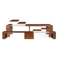 Moderner Luxuriöser Antiker Holz-Klapptisch-Set Bester Bartisch mit Konsolenschrank für Hotel-Esszimmer-Nutzung