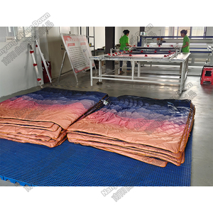 Tùy Chỉnh 100% <span class=keywords><strong>Polyester</strong></span> Tái Chế Không Thấm Nước Puffy Chăn Chăn Cắm Trại Mô Hình Rắn Dệt Kim Phong Cách Đơn Giản Máy Bay Sử Dụng - Product Image 6