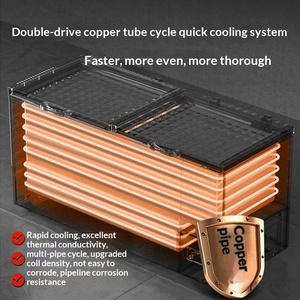 Refrigerador de Gran Capacidad para Uso Doméstico y Comercial, de Alta Eficiencia Energética, Congelación Rápida, Doble Uso, Horizontal, de <span class=keywords><strong>Segunda</strong></span> <span class=keywords><strong>Mano</strong></span> 1 - Product Image 4