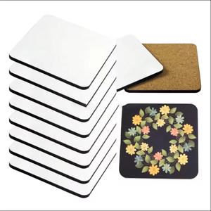 Vente en gros sous-verres MIDA Diy Water Tea Cup Set Sublimation Blanks Coaster Table MDF Wood Coasters For Drink Coffee - Product Image 1