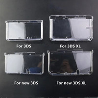 SYYTECH Étui de protection transparent en cristal pour console Nintendo New 3DS XL 3DS LL Accessoires de jeu