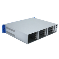 Boîtier métallique en acier anodisé en aluminium pour montage en rack 2U, fabrication de châssis, boîte pour instruments électroniques, protection IP54, OEM