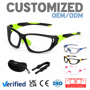 <span class=keywords><strong>Gafas</strong></span> de Pickleball OEM TR90 sin Lentes, Antivaho, Protección Ocular para Tenis, Pádel, Raquetbol, Certificación CE - Product Image 1