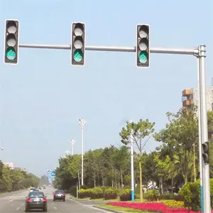 Sunburst Safety Pedestrian Crossing Red Green Traffic Light