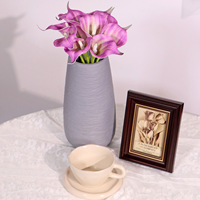 Bouquet de fleurs artificielles Calla Lily en soie plastique blanches, réalistes et écologiques, pour mariage, maison, anniversaire, fête