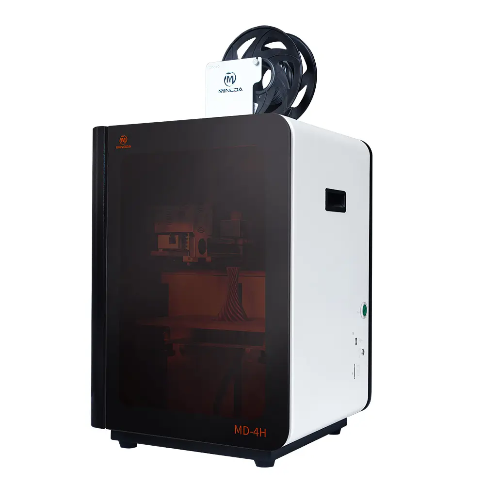 Shenzhen MINGDA 3d printer supplier and manufacturer hot sale MD-4H large printing size 300*200*200mm 3d printer and scanner 3d