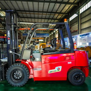 Chariot élévateur électrique robuste de 5 tonnes, nouvelle conception, au lithium, écologique, puissant, <span class=keywords><strong>HECA</strong></span> EF350, certification CE, garantie 1 an, direct usine - Product Image 1