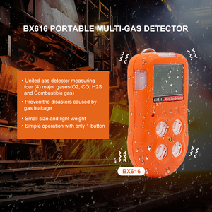 Détecteur multi-gaz portable Hanwei BX616 <span class=keywords><strong>LEL</strong></span>, CO, H2S, O2 4 gaz avec Atex - Product Image 3