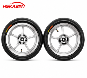 Ruedas HSKABIN de <span class=keywords><strong>12</strong></span> Pulgadas 90/90-<span class=keywords><strong>12</strong></span> 120/70-<span class=keywords><strong>12</strong></span> Curve Super Moto para Tuttio Yozma en Bicicleta Eléctrica de Cross <span class=keywords><strong>10</strong></span>, Neumáticos Kenda Cromados - Product Image 4