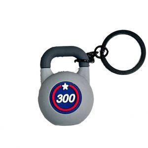 High Quality Exquisite Fitness Keychains with Dumbbell Plates Kettlebells for Bags Pendants and Ornaments - Product Image 5