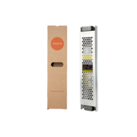 Transformateur de driver LED MINJON pour boîte lumineuse industrielle intérieure 300W 24V 12.5A, efficacité 87%, garantie 2 ans, certifié CE