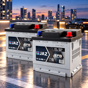 Batterie de voiture EFB 12V 50Ah 50L1 améliorée, sans entretien, 440 CCA, pour véhicules Start-Stop, batterie JAZ - Product Image 1