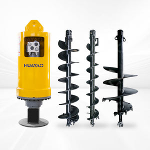 DHG 굴삭기 부착 유압 어스 오거 10-15T 굴삭기 용 접지 나사 용 유압 토양 드릴 오거 - Product Image 2