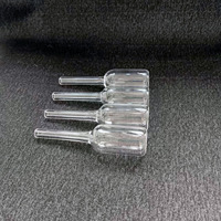 Tube de Quartz Transparent résistant à la chaleur, Ampoule en verre de Quartz personnalisée de différentes tailles