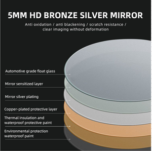 Inteligente de montaje en pared de luz Led de aluminio marco de aluminio <span class=keywords><strong>espejo</strong></span> de maquillaje Led iluminado <span class=keywords><strong>espejo</strong></span> iluminado para <span class=keywords><strong>baño</strong></span> ronda espejos - Product Image 5