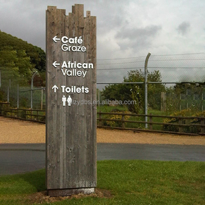 Tùy chỉnh ngoài trời kim loại pylon signage wayfinding quảng cáo ngoài trời biển quảng cáo tùy chỉnh dẫn đăng ký cho các biển báo - Product Image 2