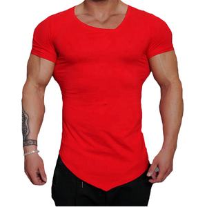 Di alta Qualità di Sport <span class=keywords><strong>Slim</strong></span> <span class=keywords><strong>Fit</strong></span> di Compressione Da Ginnastica di Usura <span class=keywords><strong>Abbigliamento</strong></span> Da Corsa degli uomini di Formazione T-Shirt - Product Image 1