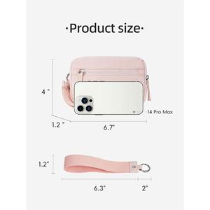 Nouveau Portefeuille Mini pour Femmes, Style Coréen Mignon, en Nylon Matelassé avec Fermeture Éclair, Sac Téléphone Portable Portable pour Filles, Vente en Gros - Product Image 2