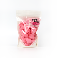 Ensemble de bombes de bain à la fraise rose cerise pour des soins de beauté luxueux, bain adoucissant pour la peau