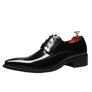 Chaussures en cuir pour homme de haute qualité, fabriquées à la main, de style Oxford, pour les affaires, les mariages, imperméables, avec lacets en cuir - Product Image 1