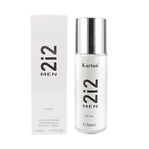 Parfum KARTUN 212 EDP pour homme, style frais, épicé, boisé et fruité, prix bas, luxueux, pour tous les jours et les événements professionnels - Product Image 1
