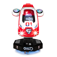 Simulateur de vol d'avion à monnayeur, jeu d'arcade dynamique commercial parent-enfant pour enfants