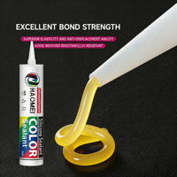 Scellant en silicone professionnel de qualité supérieure, 100 % imperméable, coloré, anti-moisissure, adhésif en silicone