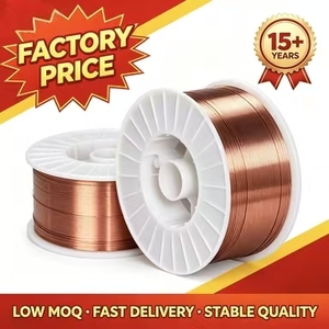 Alambre de Soldadura MIG <span class=keywords><strong>ER70S</strong></span>-<span class=keywords><strong>6</strong></span> al por Mayor, 1.2mm, AWS A.5.18, Acero al Carbono, 15kg/5kg, Acero Dulce Recubierto de Cobre, Fábrica China - Product Image 1
