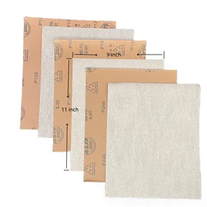 9*11英寸/230 * 280毫米干式碳化硅砂纸60至10000砂粒磨料/砂纸用于抛光研磨