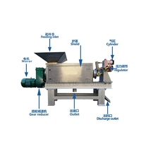 Nieuw Ontwerp Roestvrijstalen Oranje Fruit En Groente Olijf Spiraal Schroef Juicer Schroef Persmachine