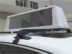 צבע מלא עמיד למים חיצונית הוביל להציג בקלות התקנה מסך פרסום מונית העליון עבור קידום מסחרי - Product Image 6