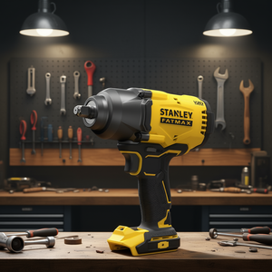 Llave de Impacto Inalámbrica Stanley Fatmax de 1/2 Pulgada V20 con Batería de Iones de Litio y Motor sin Escobillas - Product Image 3