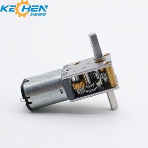 12v 24v GM1812-N20 micro dc הילוך מנוע 12 מ "מ מוט כפול מברשת תולעת הילוך המנוע לבית חכם & אופניים חשמליים - Product Image 3