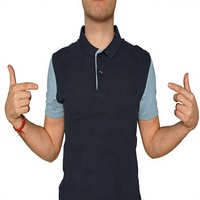 Polo pour homme en gros, formel, avec détection anti-espionnage, 180 grammes, streetwear, manches courtes, logo personnalisé, grandes tailles