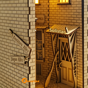 Librería de Libros en Miniatura de Madera Personalizada, Inserto para Estante, Rompecabezas 3D de Madera con Servicio de Corte Láser Personalizado - Product Image 6