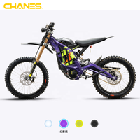 Electric Off-Road Motorcycle 75km Long Range Central Motor Disc Brake Lithium Battery Power Supply Aluminum Alloy Frame 3-Speed