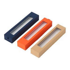 Caja de Cartón de Lujo Personalizable de 2 mm de Grosor para Collares de Cadena Larga, con Forro de Esponja Portátil y Laminación Mate - Product Image 3