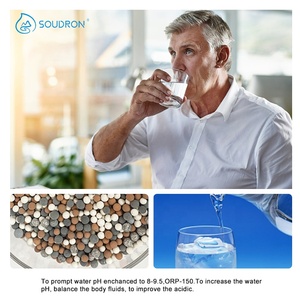 Filtre à eau <span class=keywords><strong>alcaline</strong></span> pH 9.5 Kangen 7 types d'éléments minéraux ORP Zinc Ball ioniseur sain eau potable 4in1 - Product Image 6