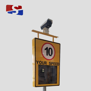 Señal de Radar de Velocidad Solar Portátil <span class=keywords><strong>con</strong></span> Pantalla LED, Construcción Metálica, Cámara de Advertencia Vial, Alta Intensidad Prismática - Product Image 4