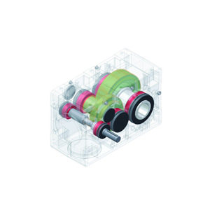 Reductor de eje paralelo italiano Siti, reductor de engranajes horizontal endurecido, equipo de reducción mecánica coaxial - Product Image 1