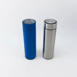 Vendita calda bottiglia di acqua intelligente da 400ml 304 acciaio inossidabile Display a LED temperatura Smart tazza sottovuoto bottiglia di acqua isolata