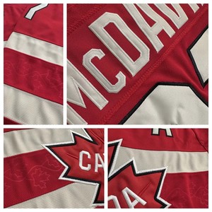 Maillot <span class=keywords><strong>de</strong></span> Hockey sur Glace Personnalisé des <span class=keywords><strong>Blackhawks</strong></span> <span class=keywords><strong>de</strong></span> <span class=keywords><strong>Chicago</strong></span>, Vêtement <span class=keywords><strong>de</strong></span> Sport Brodé et Imprimé avec #98 Bedard #19 Toews #4 Jones #34 - Product Image 6