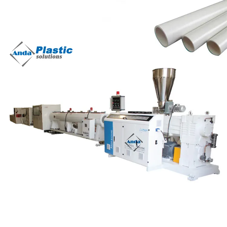 Fabbrica di fornitori di macchine per la produzione di tubi in PVC di plastica rigida