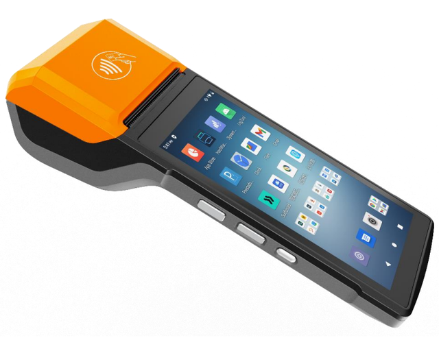 Handheld Pos Terminal Android 13 Mobile Pos Terminal 5.5 Inch PSAM Slot, Nfc PSAM..