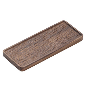 Solid Wood <b>Tea</b> Tray Black Walnut Modern Kung Fu <b>Tea</b> <b>Set</b> Home <b>Tea</b> Table Dry Brewing Tray Flat Shape Afternoon <b>Tea</b> Accessory - Product Image 5