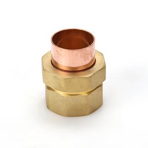 Adaptador hembra NPT de latón sin plomo de alta calidad, accesorio de unión de cobre, accesorio de tubería de cobre de soldadura - Product Image 2