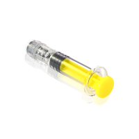 1ml Standard Oil Packaging Borosilicate Glass Bottles Luer Lock Prefilled Syringe with Colorful Plastic Plunger Rod Support LOGO