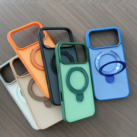 Étui de protection antichoc pour iPhone 17/16/15/14/13/12/11 Pro Max Plus avec chargement magnétique sans fil, design sportif en TPU+PC